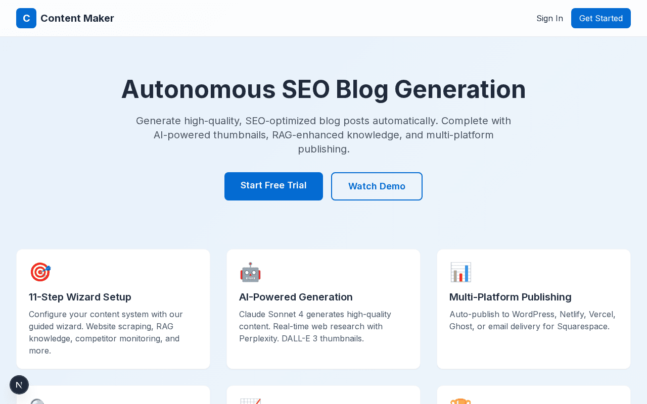 Content Intelligence Engine screenshot