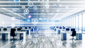 AI automation trends transforming modern business operations with digital workflows