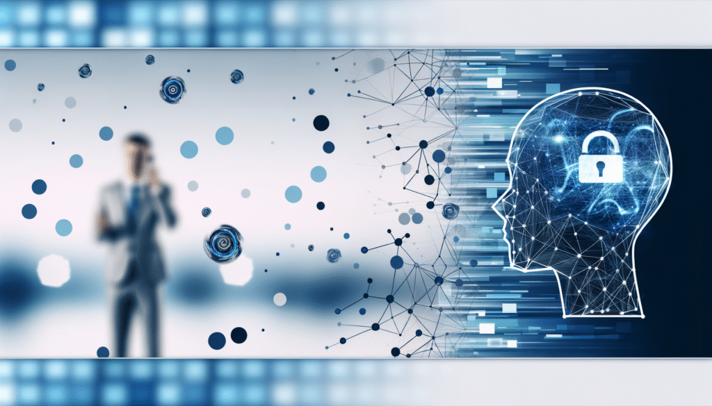 AI integration trends in business automation visualization with neural networks and data flows