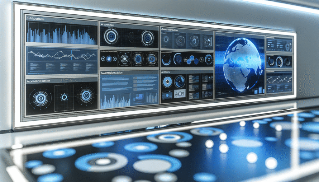 Automation case studies dashboard showing business efficiency metrics and ROI results