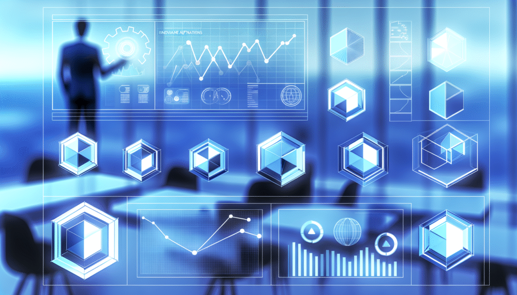 Business automation case studies dashboard showing ROI metrics and efficiency gains