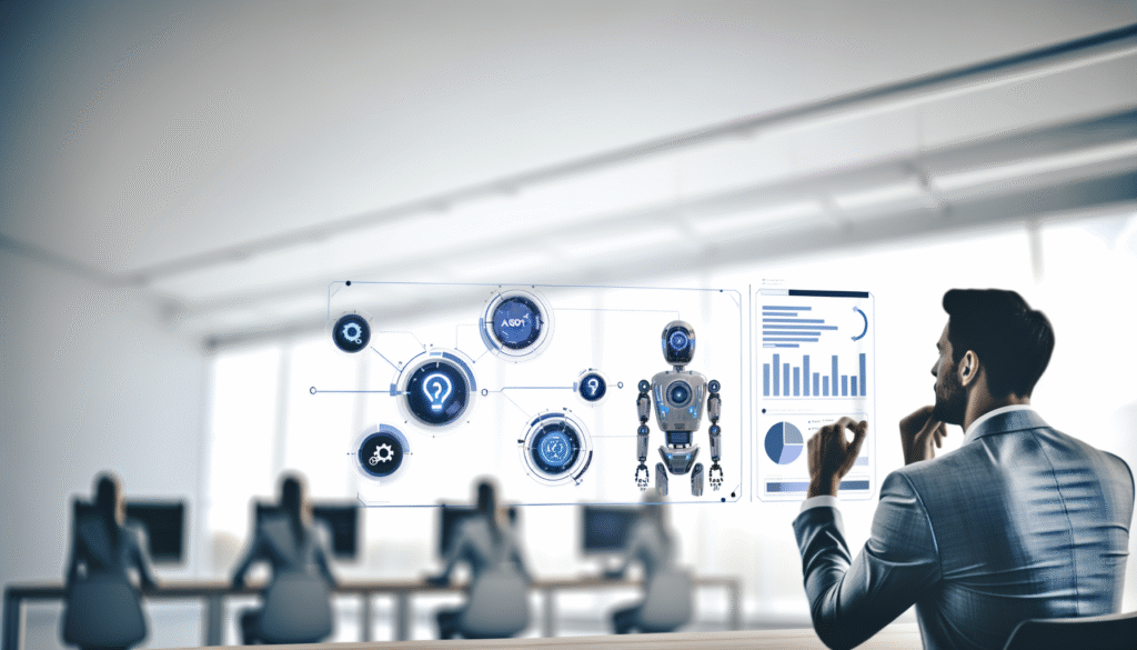 Business automation case studies ROI dashboard showing workflow optimization metrics