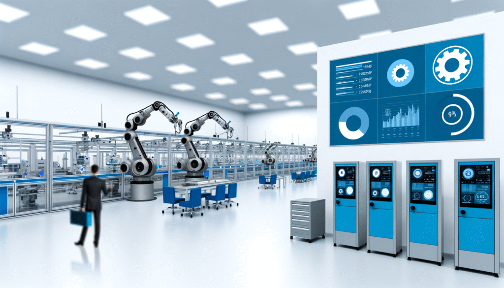 Manufacturing automation success story with efficiency gains and smart production systems
