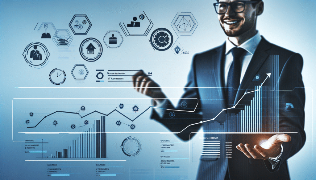 Automation success stories visualization showing business transformation and operational efficiency improvements