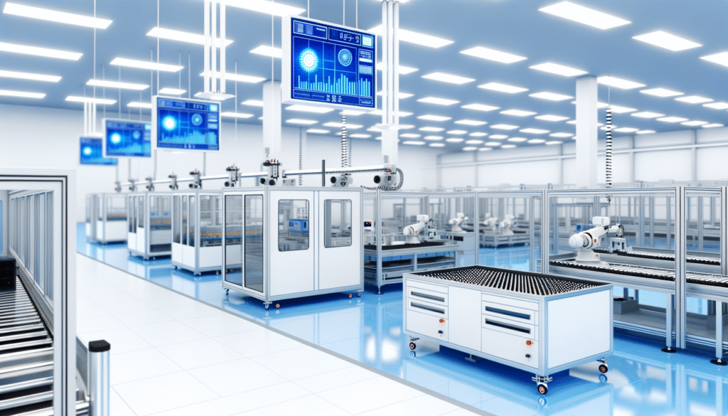 Manufacturing automation case study showing efficiency improvements and integrated production systems