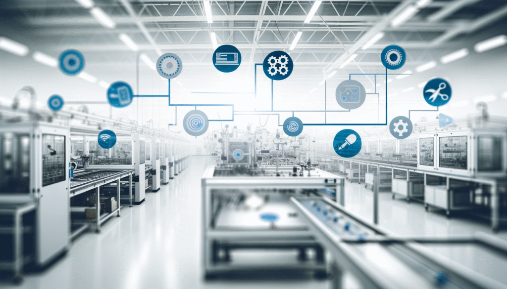Manufacturing automation success story showing connected production systems and digital workflows