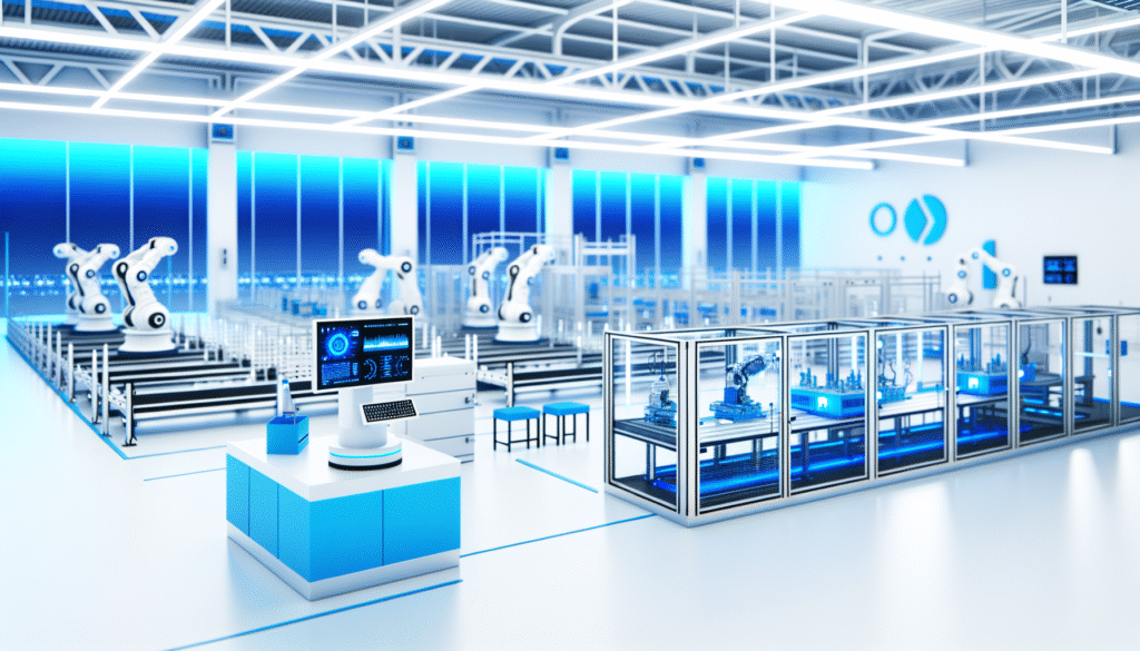 Manufacturing automation success story showing efficient production workflows and quality control systems