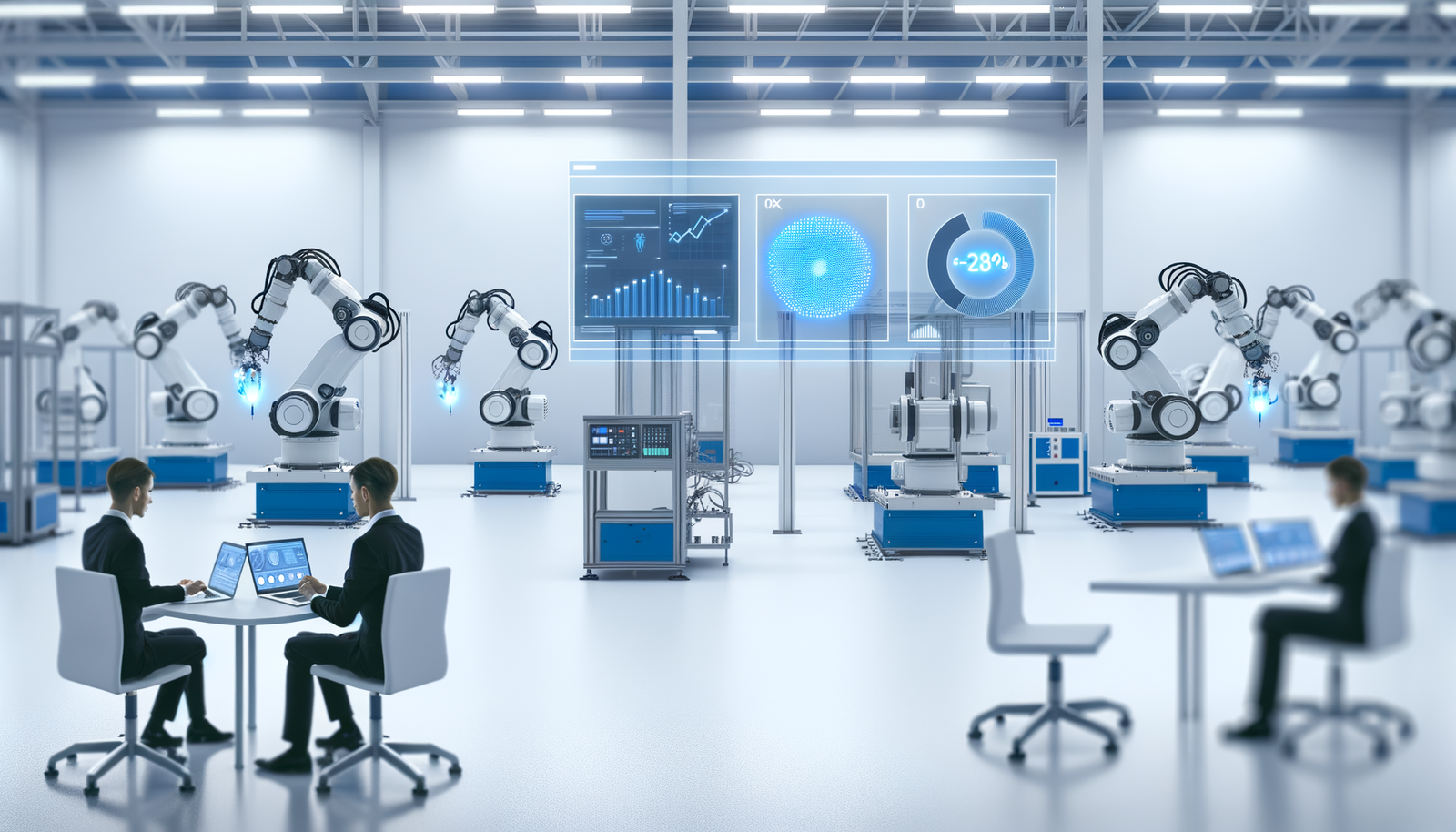 Manufacturing automation success story showing automated production workflows and efficiency improvements