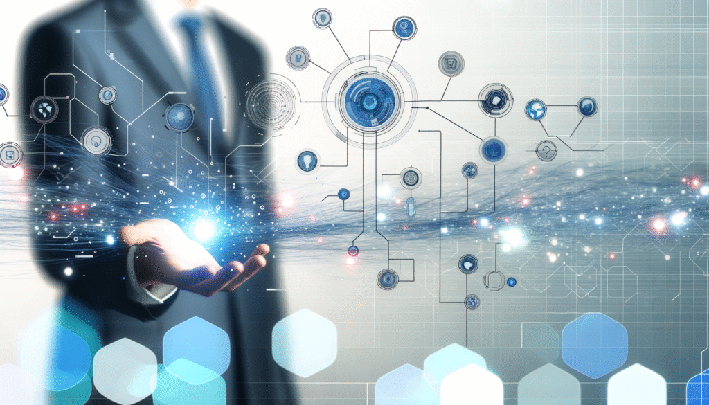 AI automation trends and intelligent business workflows visualization