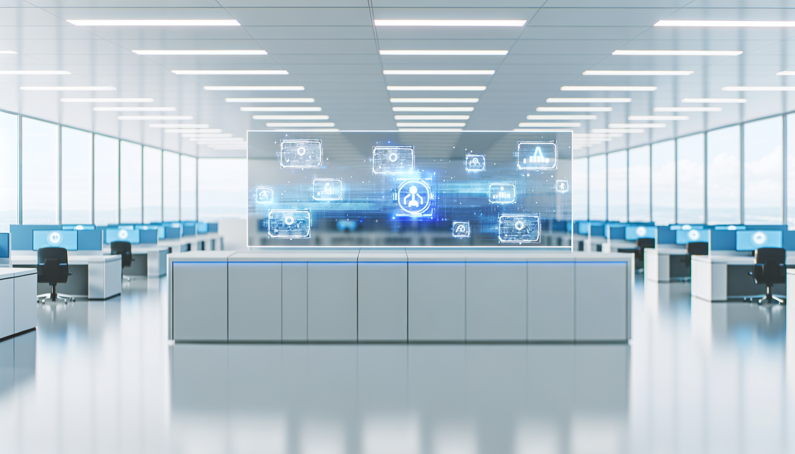 AI automation trends transforming business operations with intelligent workflow visualization