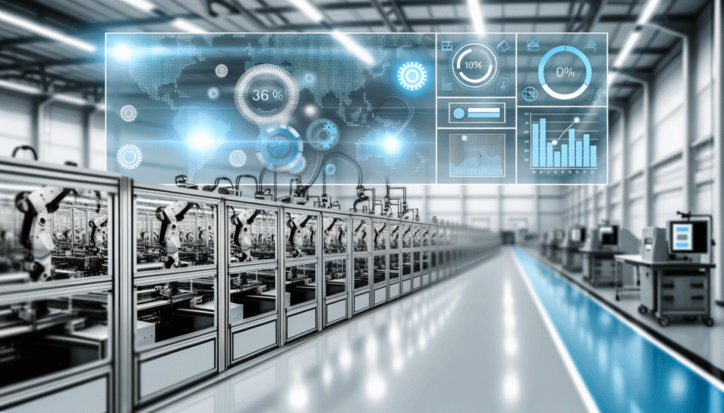 Manufacturing automation success story showing efficiency improvements and workflow optimization