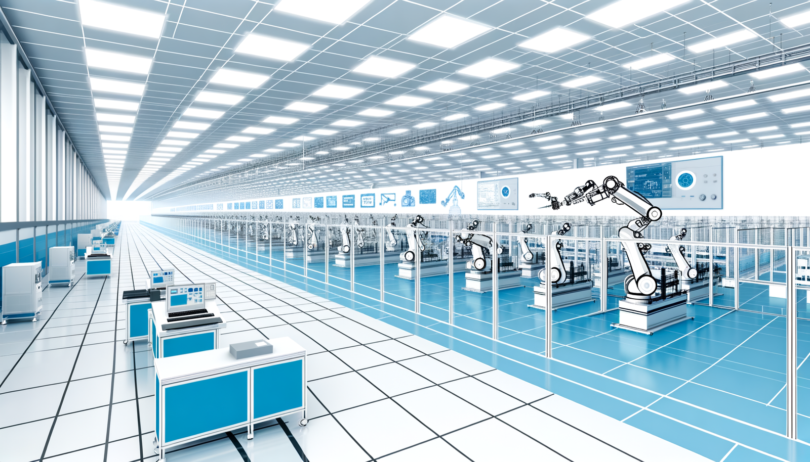 Manufacturing automation success story showing efficient production lines and automated systems