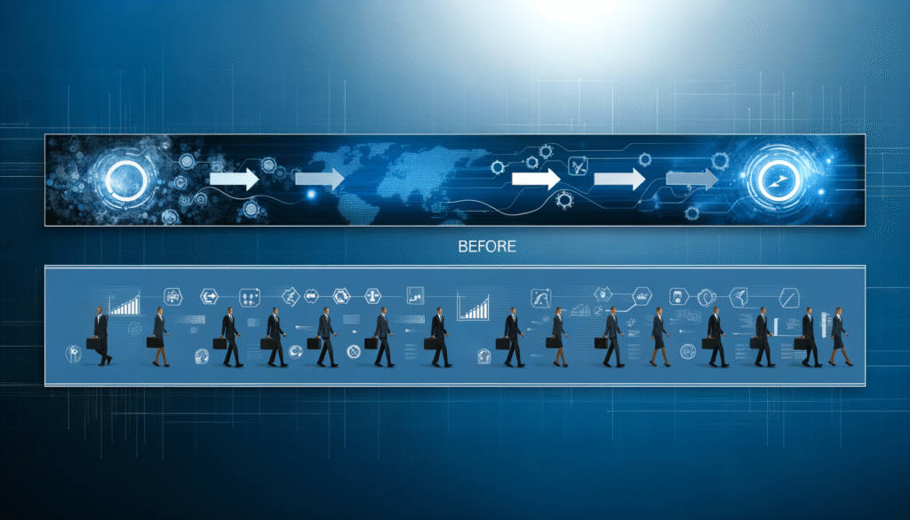 Smart automation success stories showing business transformation and operational efficiency improvements