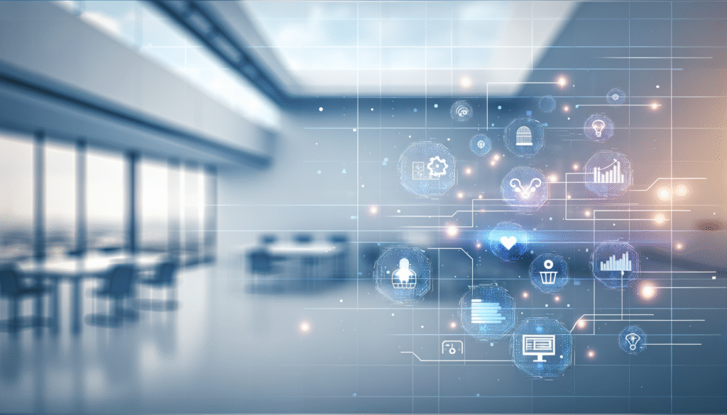 AI automation trends visualization showing modern business operations workflow optimization