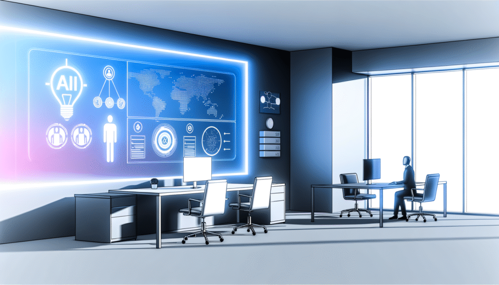 AI automation trends dashboard showing business operations analytics and intelligent workflow systems