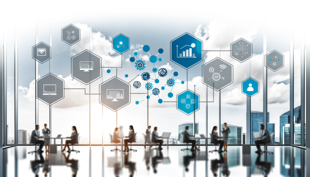 Automation success stories visualization showing business transformation and operational efficiency improvements