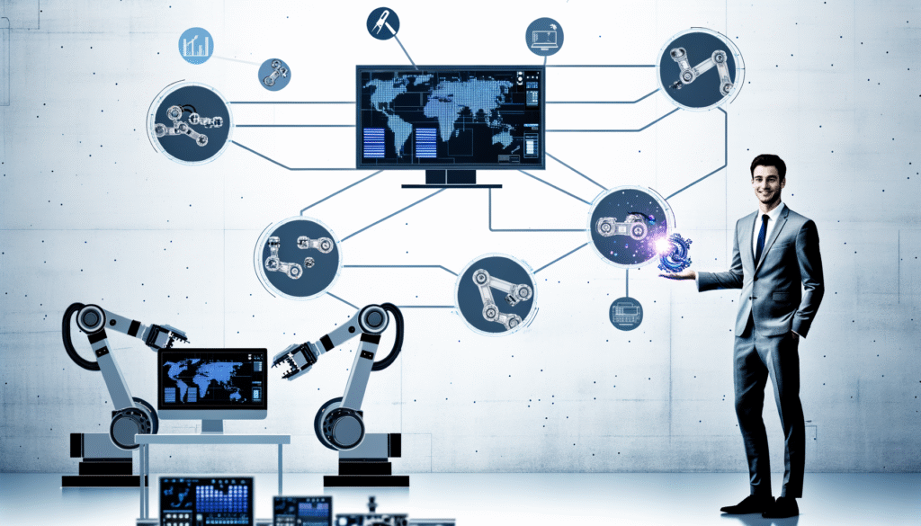 Manufacturing automation case study showing intelligent production workflows and efficiency improvements