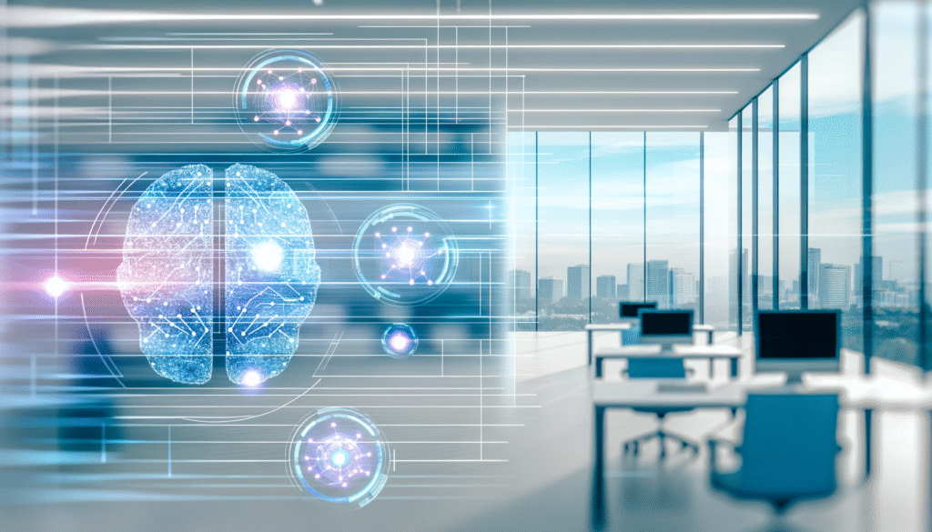 AI integration trends visualization showing automated workflows and business operations transformation in 2026
