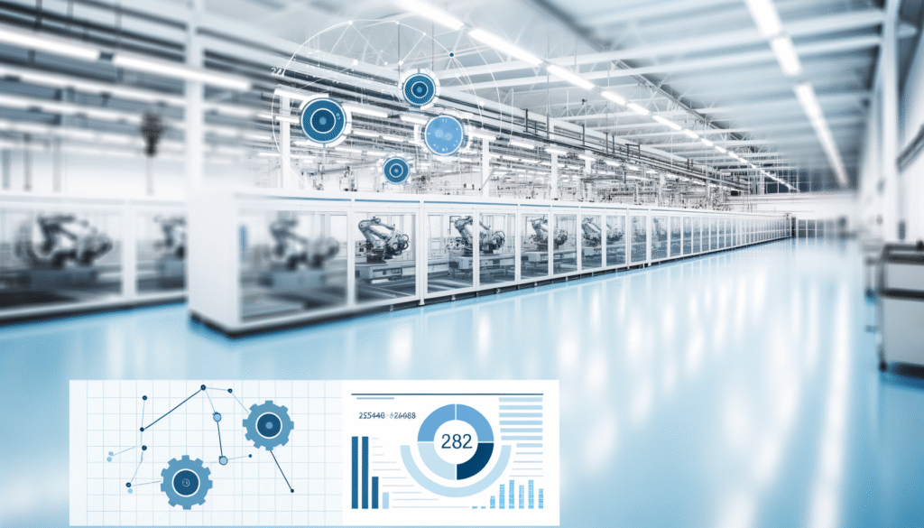 Smart manufacturing automation reducing operational costs through intelligent systems